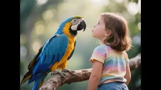 Blue and Gold Feathers, Quiet Moments&mdash;A Macaw&rsquo;s Gentle Bond with a Baby