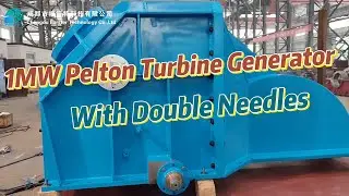 1MW Pelton Turbine With Double Needles