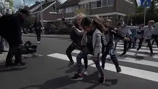 Groningen's first silly walk crossroad