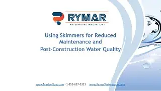 Skimmers for Post Construction - The Marlee Float & Water Quality Filter