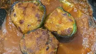 सिंपल तरीके से बनाये भरवां शिमला जो बच्चे बड़े सभी उंगलियां चाटकर आयेंगे #food #shimlabharva👍🏻🙏🏻 ple
