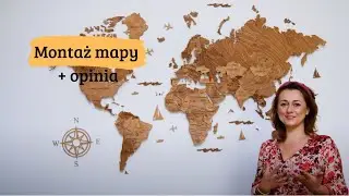 Losokawood drewniana mapa na ścianę - montaż krok po kroku