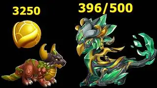 396 Terracine Dragon piece | Finished Ore Vein Hero challenge event | got 3250 Epic Soulstones