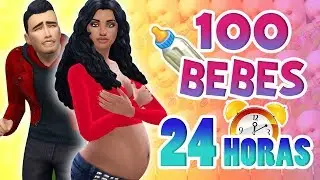 DESAFIO DOS 100 BEB&Ecirc;S EM 24 HORAS - The Sims 4