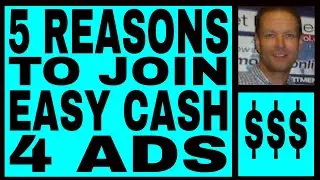 Обзор Easy Cash 4 Ads &mdash; 5 причин присоединиться &mdash; БЕСПЛАТНАЯ готовая проверенная система.