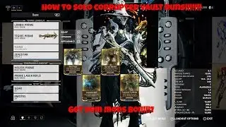 How to Solo Corrupted Vault Runs | Warframe Guide 2018