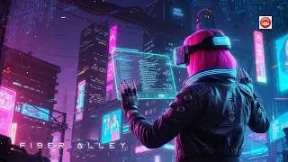 Fiber Alley | Dark Cyberpunk Instrumental for Coding, Focus, Deep Work (3 Hours)