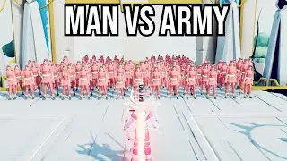 1 VOID MONARCH VS ARMY OF PEASANTS | TABS gameplay