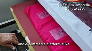 How to select an ideal custom umbrella factory? Heat transfer printing, customize your brand