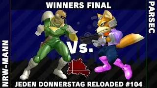 Jeden Donnerstag Reloaded #104 NRW-Mann (Cpt. Falcon) vs. Parsec (Fox) - Winners Final
