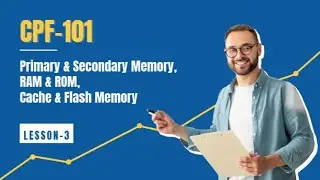 Understanding Memory: RAM, ROM, Cache, and Flash Memory Explained! || Day-3