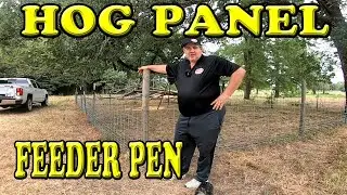 Мой новый загон для кормушки для оленей Hog Panel