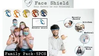 Movable Face Shield : Design and manufacturing by Mechdel team