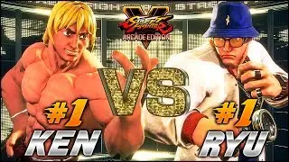 SFV AE ✪ KENPI (#1 Online KEN) vs JUSTFOG (#1 Online RYU) | Ranked Set ✪ SF5 TenSFV