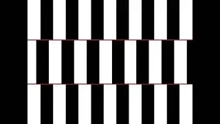 Optical Illusion: Stare at the Center Line