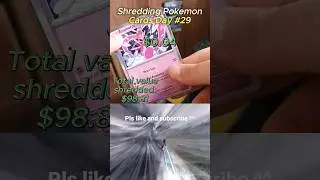 Shredding Pokemon Cards Day 29 #pokemoncards #pokemontcg