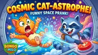 Funny Kids Cartoon | Space Prank Gone Wrong | Bongo & Milo