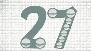 Endless Numbers Count 27, G major Effect, Bevel Effect & Isolation Effect.