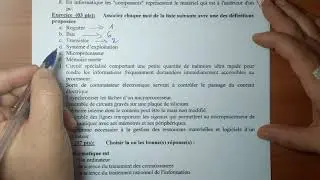 نموذج امتحان لمراجعة مادة بنية الالة révisions structure machine