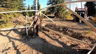 Pole shed time on the ranch