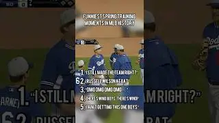FUNNIEST SPRING TRAINING moments in MLB history!