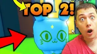 Top 2 YouTubers who got RAINBOW HUGE BLUE BALLOON CAT!  | Pet Simulator X Roblox