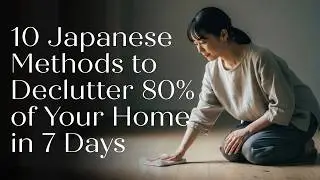 10 Japanese Methods to Declutter 80% of Your Home in 7 Days | Japanese Minimalism
