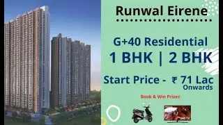 Runwal Eirene Balkum Dhokali Road | Walkthrough in Thane West | Under Construction Project