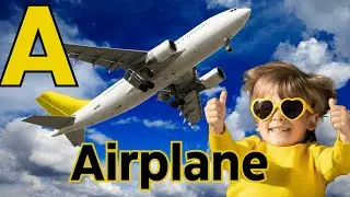 A is for Airplane - Educational Phonics Adventure for Children