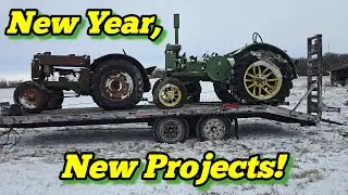 Not One, Not Two, but FOUR More Antique John Deere Tractors?!?
