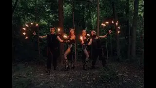 Viking fire show
