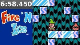 Fire 'N Ice (NES) World 7 Speedrun: 6:58.450