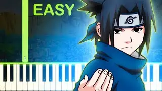 Sasuke's Theme | NARUTO - EASY Piano Tutorial