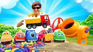A cosa serve un autocarro con cassone ribaltabile? 🚚 Video con le macchinine per bambini