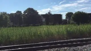 NS 332 trailing down the Conrail Detroit Line in Wyandotte, MI
