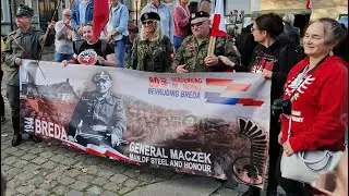 Breda 80jaar bevrijd Eerste Poolse Pantserdivisie onder leiding van generaal Maczek hpvideoBreda2024