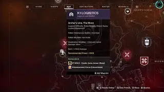 Solo K1 Logistics Legend Lost Sector Guide For All Class | Part-3 (Warlock)