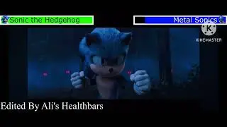 Sonic the Hedgehog 3 (2024) Post-Credits Scene with healthbars