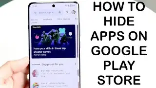 How To Hide Applications On Google Play Store! (2024)