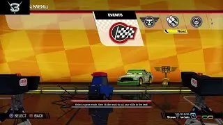 Cars 3: Driven to Win Menu
