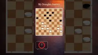 This Draughts Combination Will Trick You #checkers #challenge