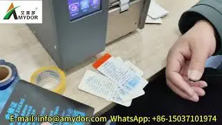 Digital Single Tag Printer Single Card Printer Amydor Factory