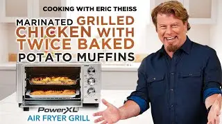 How to make Marinated Grilled Chicken Breast with Individual Twice Baked Potato Muffins