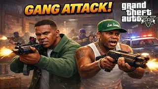 Franklin & Lamar vs Gang | INSANE Warehouse Fight | GTA 5 GAMEPLAY