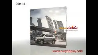 Easy Popup Tension Fabric Banner Wall,Foldable backdrop banner stand,Exhibition trade show banner