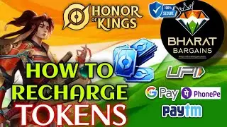 How to Buy Honor Of Kings TOKENS with UPI | HOK INDIAN SERVER | Recharge with BHARAT BARGAINS |