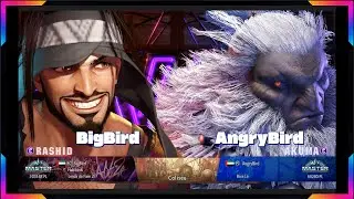 SF6 BigBird (# Ranked Rashid) vs AngryBird (# Ranked Akuma) SF6 Top Players