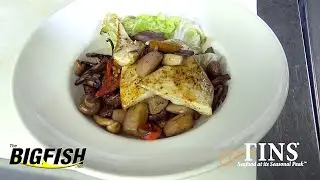 KITCHEN: Pan Seared Cobia over Root Vegetables