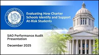 Evaluating How Charter Schools Identify and Support At-Risk Students: SAO Performance Audit