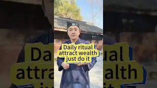 Daily ritual attracting wealth！just do it #fengshui #astrology